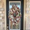 Country Darling Rustic Primative Country Farmhouse Valentine's Day Fall Christmas Everyday Deco Mesh Front Door Wreath, Everyday Burgundy Gingham Home Decor, Porch Patio Kitchen Pantry Decoration view 4