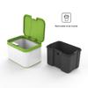 Ibergrif, Kitchen Countertop Bin with Lid, Hygienic Waste Disposal Caddy, Plastic, 50 litres (25 x 18,8 x 17 cm), view 4