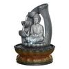 Buddha Tabletop Waterfall Fountain Meditation Relaxing Indoor Decoration, Zen Fountain for Home, Office, Bedroom Decoration(Grey 2) view 4