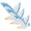BESPORTBLE 3pcs Wall Art Nautical Hanging Home Decor Bird Plaques Beach Theme Nautical Wall Hanging Decor Style 2 view 1