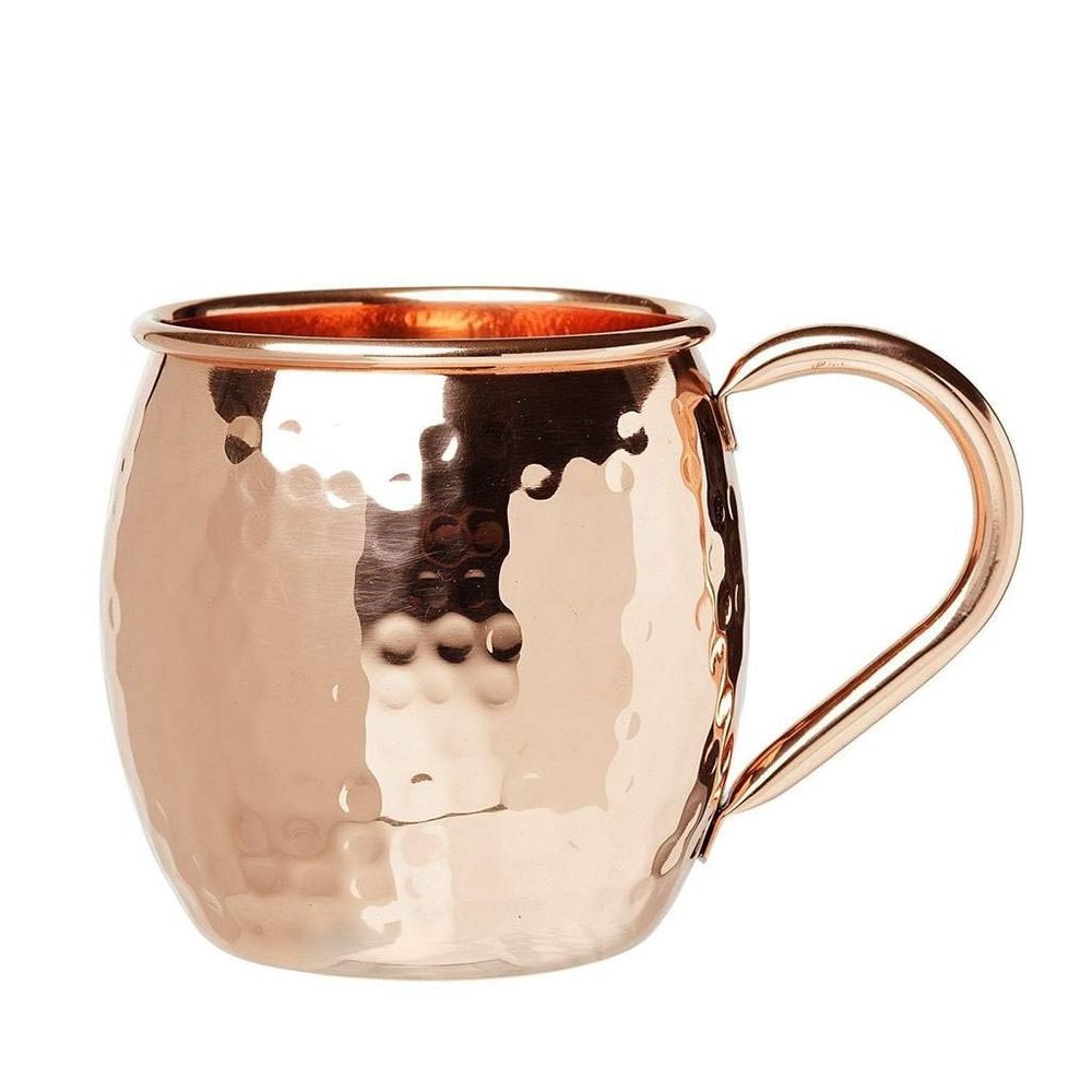 Advanced Mixology Bulk Purchase - Barrel Style Moscow Mule Copper Mug with Copper Handle - $6.60/mug
