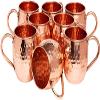 Advanced Mixology Bulk Purchase - Barrel Style Moscow Mule Copper Mug with Copper Handle - $6.60/mug view 2