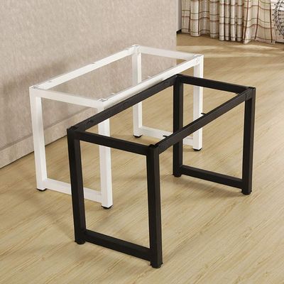 NWHJ Rectangular Table Leg Base Frame for Farmhouse Desk, Dining Table, Computer Desk, Metal Industrial Style, Easy to Assemble