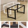 NWHJ Rectangular Table Leg Base Frame for Farmhouse Desk, Dining Table, Computer Desk, Metal Industrial Style, Easy to Assemble view 4