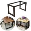 NWHJ Rectangular Table Leg Base Frame for Farmhouse Desk, Dining Table, Computer Desk, Metal Industrial Style, Easy to Assemble view 3