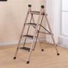 CGF-Stands Portable Step Ladder Folding Step Stool with Anti-Slip Wide Pedal, Sturdy Aluminum 4 Step Stool,Lightweight Folding Step Ladder for Adults Hold Up to 300lb view 1