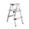 CGF-Stands Step Ladder 3 Step Folding Step Stool with Anti-Slip Wide Pedal,Hold Up to 3 Step Stool,Lightweight Folding Step Ladder for Adults 300lb Sturdy Aluminum view 1