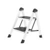 2 Step Ladder | Safety Folding Step Stool | Portable Foldable Stepladder | Anti Slip Feet, Strong Sturdy Aluminum, 330lb Max Capacity, Ideal for Home/Kitchen view 1