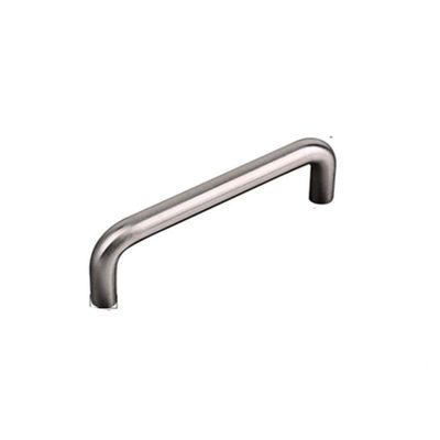 Geeyu Pull Cabinet Handle, Modern 304 Stainless Steel Handle, Knob, Simple Kitchen Door Cabinet Door Handle,Button, Drawer Furniture Wardrobe Knob, Cabinet Hardware (Color : 96mm Hole spacing)