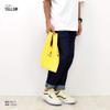 Aventura ofe-30632 Eco Bag, My Bag, Shopper, Marche Bag, Eco Tote Bag, Convenience Store, Convenience Store, Eco Bag, Nylon Bag, Small, Small, Storage Pouch Included, Carabiner Included, Yellow view 2