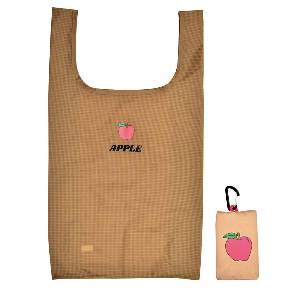 Aventura ofe-30631 Eco Bag, My Bag, Shopper, Marche Bag, Eco Tote Bag, Convenience Store, Convenience Store, Eco Bag, Nylon Bag, Large Capacity, Large, Medium, Carabiner Included, Storage Pouch Included, Beige
