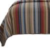 Benzara BM101912 Phoenix Fabric Quilt Set with Striped Prints Multi Color - Twin Size - 2 Piece view 2