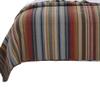 Benjara Phoenix Fabric 3 Piece King Size Quilt Set with Striped Prints, Multicolor view 2