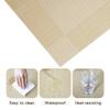 profurni Place mats Indoor Set of 4 PVC Placemats for Dining Table Washable Heat Resistant Table Mats Easy to Clean for Kitchen Dining Hotel Gold view 2