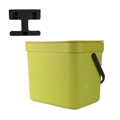 Cabilock Plastic Trash can Portable Waste Bin for Kitchen Cupboard Hanging Garbage Bin Foldable Trash Can car Trash can with lid car Mount Hanging Garbage Container Plastic Barrel Hanger