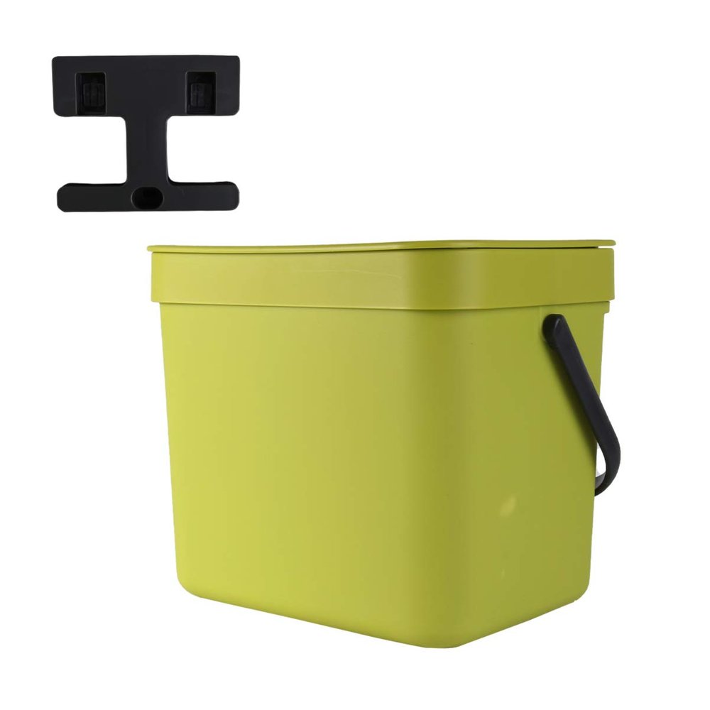 Cabilock Plastic Trash can Portable Waste Bin for Kitchen Cupboard Hanging Garbage Bin Foldable Trash Can car Trash can with lid car Mount Hanging Garbage Container Plastic Barrel Hanger