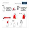 GROHE Blue Accessories Thermo Drinking Bottle Brushed Cool Sunrise 40848GN0 view 4