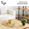 Tizo Design Elegant Lucite Tray, 12" x 8" Acrylic, Multiple Colors Available (Silver) view 4