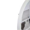 Northlight Round Wall Collage with 9-Picture Slots - for 3.5" X 5" Photos - 20.75"- White view 3