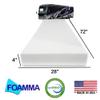 Foamma 4 x 28 x 72 Camper/RV Travel High-Density Bunk Mattress Foam Replacement, Comfortable, Travel Trailer, CertiPUR-US, Cover Not Included view 2
