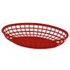 NSF-Certified Oval Food Serving Baskets 36-Pack (Red) view 1