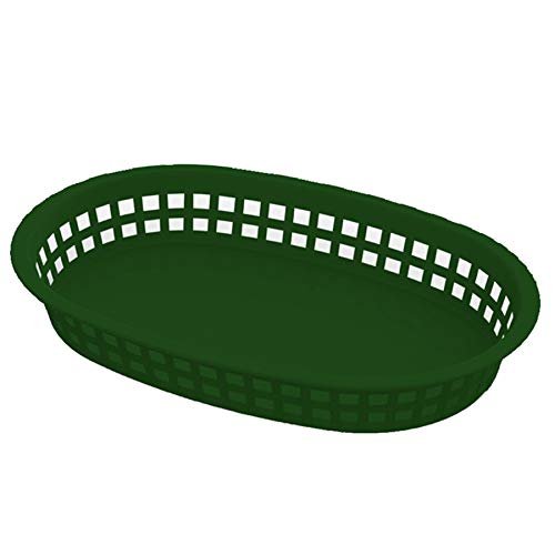 NSF Certified Oblong Food Serving Baskets 36-Pack (Green)