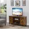 Convenience Concepts Blake Barn Door TV Stand with Shelves and Sliding Cabinets for TVs up to 60 Inches, Barnwood view 4