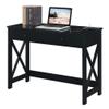 Convenience Concepts Oxford Desk with Charging Station, 42", Black view 4