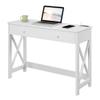 Convenience Concepts Oxford Desk with Charging Station, 42", White view 4