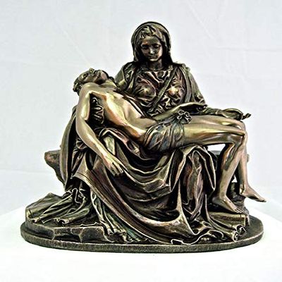 CatholicStore 6.25" Pieta Statue, Cold Cast Bronze Resin