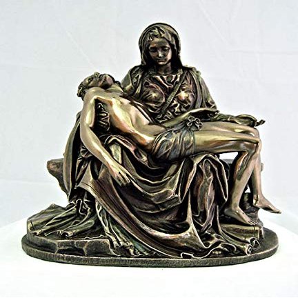 CatholicStore 6.25" Pieta Statue, Cold Cast Bronze Resin