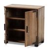 Baxton Studio Cyrille Finished Wood 2-Door Shoe Cabinet view 4