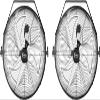 Simple Deluxe 20 Inch High Velocity 3 Speed, Black Wall-Mount Fan for Warehouse, Greenhouse, Workshop, Patio, Factory and Basement view 1