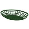 NSF Certified Oval Food Serving Baskets 36-Pack (Green) view 1