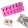 26.8 * 11.6cm Cat Paw Shape Silicone Lollipop Mold Dog Claw Candy Chocolate Fondant Mold Pan Baking Cake Decorating Tools DUO ER view 2