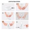 VGAzer Magnetic Levitating Light Bulb Wireless Floating Light Bulb, Levitation LED Light Desk Lamp,360 Degree Automatic Rotating Night Light, Cool Room Home Office Decor Light, Unique Modern Gifts view 2
