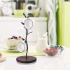 ALLCENER Mug Holder, Countertop Mug Tree, Coffee Mugs & Tea Cup Storage Rack, Coffee Counter Bar Accessory & Kitchen Organizer, Black (single row) view 3