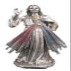 CatholicStore 12" Divine Mercy Statue in Pewter Finished Veronese Resin view 1