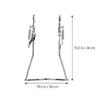 BESPORTBLE Bike Double Kickstand Adjustable Center Mount Double Stand Folding Bicycle Stand Support Rear Mount for Mountain Bike Bicycles Adult view 2
