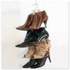 Boottique Boot Organizer: The Rack That Hangs, Holds, Shapes, & Protects Every Size and Style (Boot Stax Vertical Storage System With 6 Silver Hangers) view 1