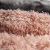Bedding Shaggy Rose Pink Blanket with Sherpa King Size XL Soft Thick and Warm Blanket view 4
