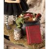 Bethany Lowe 11.75" Cauldron Chef Witch Brew Broom Frog Halloween Figurine Decor view 3