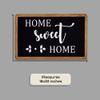 Anti-Fatigue Floor Comfort Mat - 18 x 30 Inch (Farmhouse Black) - Waterproof Non-Slip Rug - Easy to Clean Cushioned Mat for Kitchen, Bathroom, Standing Desk & Office - Achim Home Decor view 2