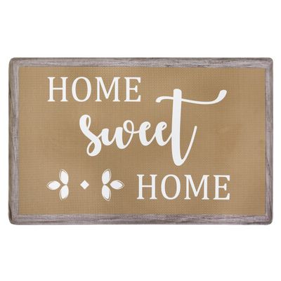 Anti-Fatigue Floor Comfort Mat - 18 x 30 Inch (Farmhouse Tan) - Waterproof Non-Slip Rug - Easy to Clean Cushioned Mat for Kitchen, Bathroom, Standing Desk & Office - Achim Home Decor
