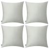 4-Pack 100% Cotton Comfortable Solid Decorative Throw Pillow Case,Thmyo Square Cushion Cover Pillowcase Sublimation Blank Pillow Covers DIY Throw Pillowcase for Sofa Bedroom(24x24 inch/ 60x60cm,Grey) view 1