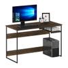 FURINNO Moretti Lifestyle Study Desk, 45 Inches, Columbia Walnut view 1