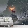 SIGNWIN Wall Mural Wild Animals Removable Self-Adhesive Wallpaper Wall Decoration for Bedroom Living Room - 66x96 inches view 1