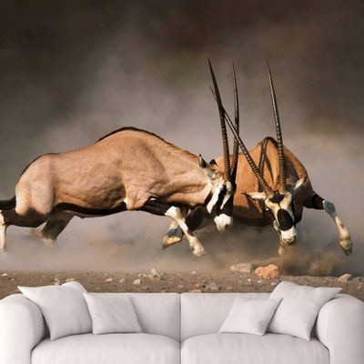 SIGNWIN Wall Mural Wild Animals Removable Self-Adhesive Wallpaper Wall Decoration for Bedroom Living Room - 66x96 inches