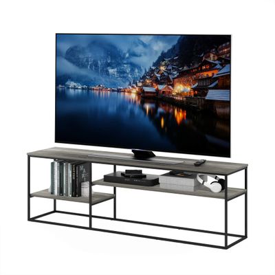 Furinno Moretti Modern Lifestyle TV Stand, French Oak Grey