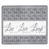 Anti-Fatigue Floor Comfort Mat - 18 x 30 Inch (Live, Love, Laugh Grey) - Waterproof Non-Slip Rug - Easy to Clean Cushioned Mat for Kitchen, Bathroom, Standing Desk & Office - Achim Home Decor view 1